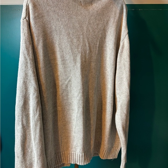 Chaps Men's Light Gray Cardigan Sweater - Picture 2 of 3